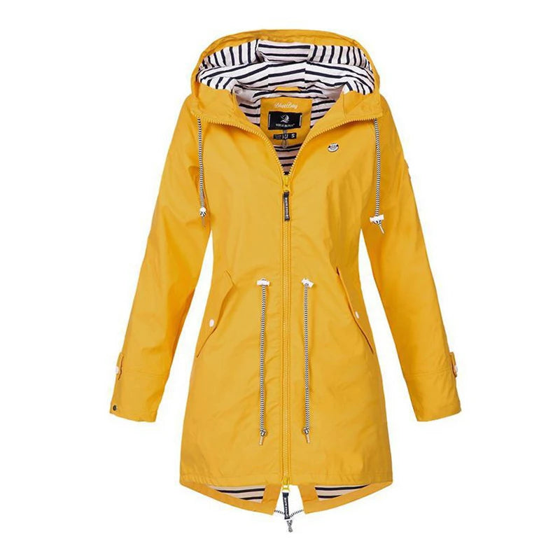 1Pc Women Outdoor Waterproof Coat