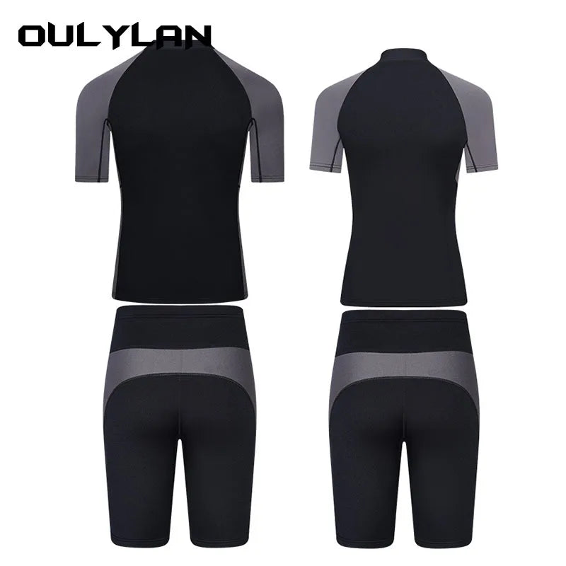 2mm Men Wetsuit Neoprene Diving Suit