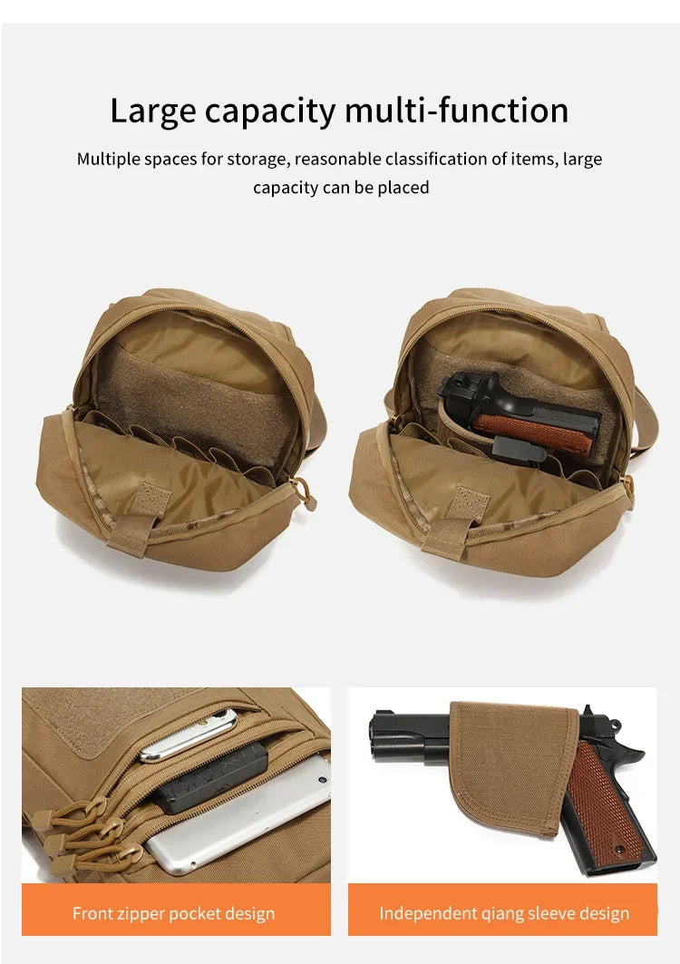 Tactical Gun Bag Shoulder Strap Bag Men