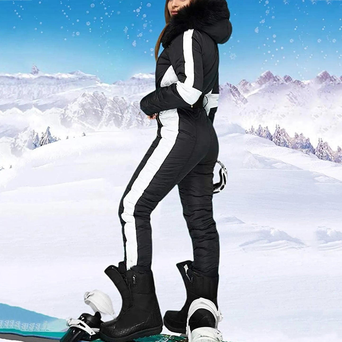 Women's Skiing Suites Winter Outdoor Sports