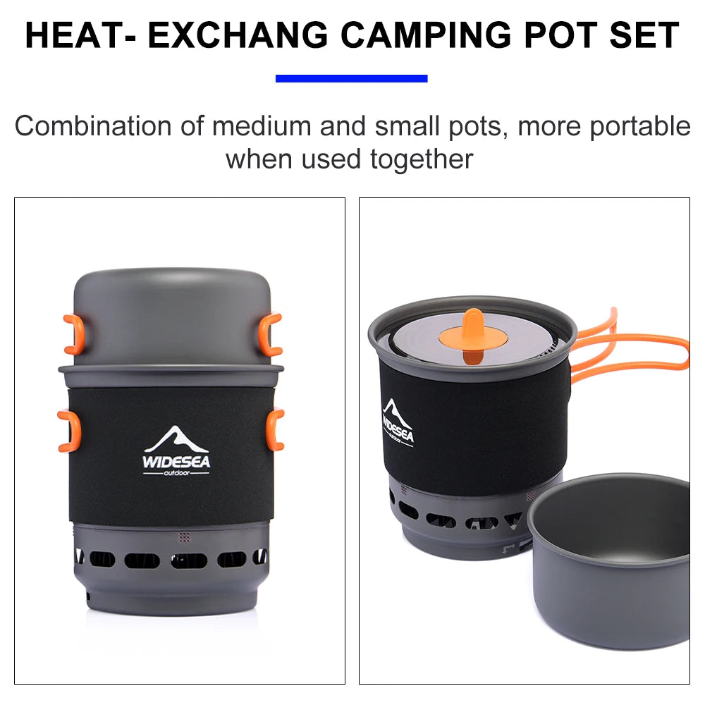 Camping Cooking System with  Outdoor Gas Burner