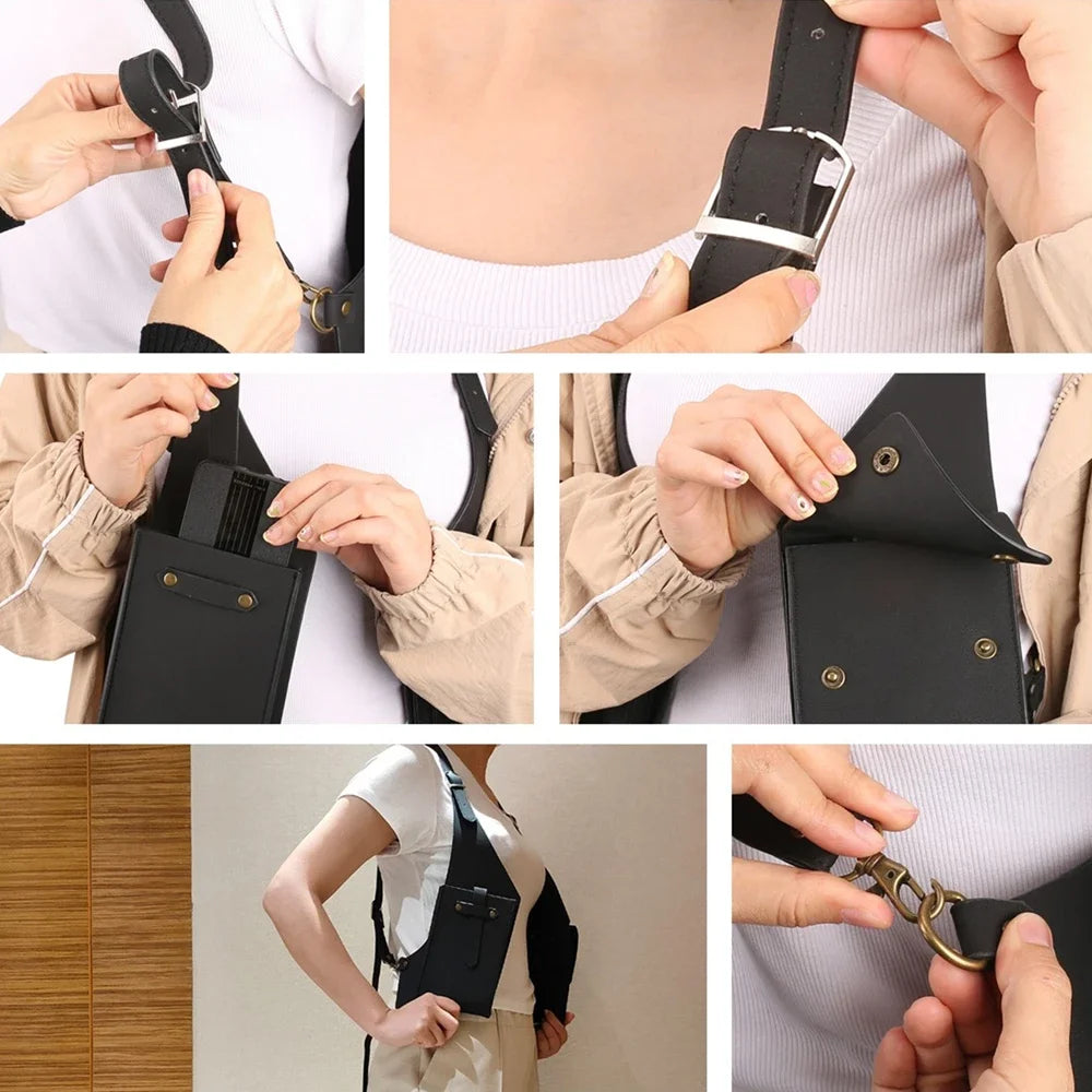 PU Leather Shoulder Holster Bag