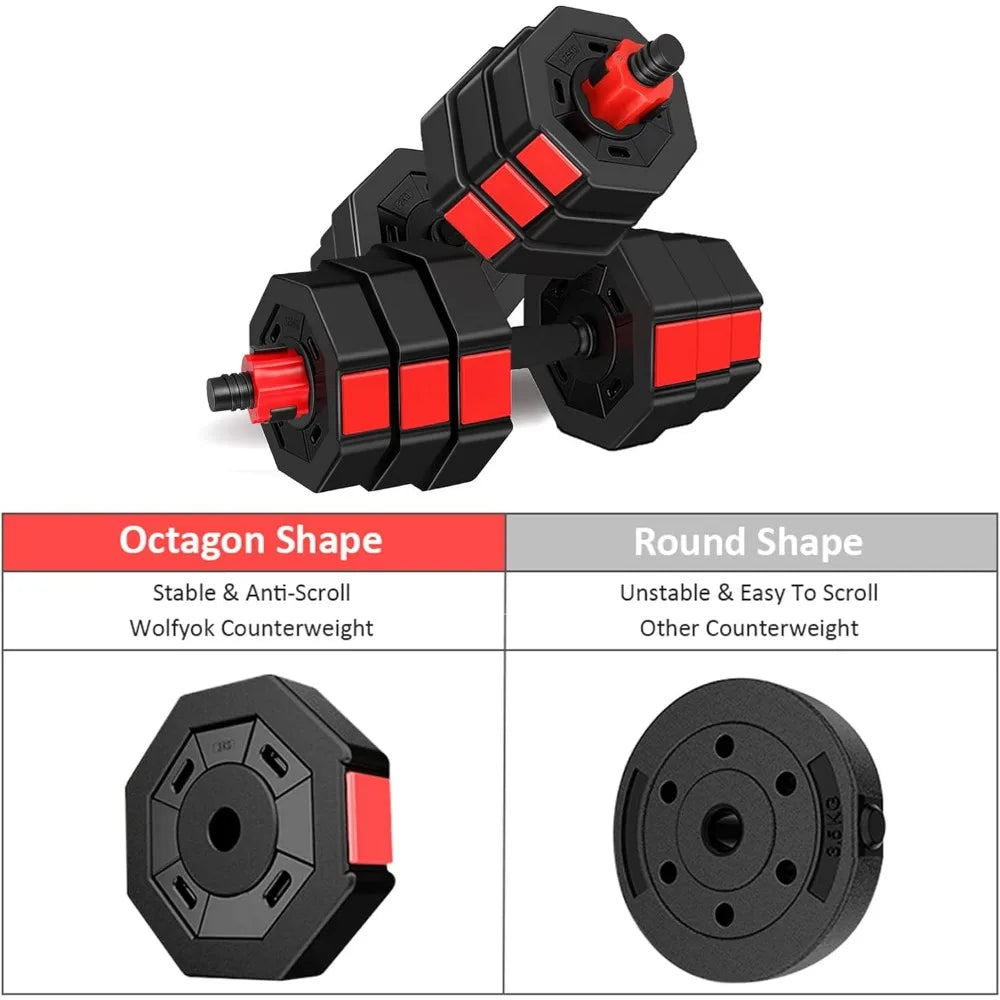 Dumbbells Set, Adjustable Weights