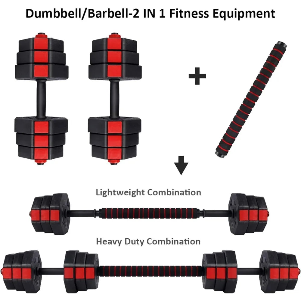 Dumbbells Set, Adjustable Weights