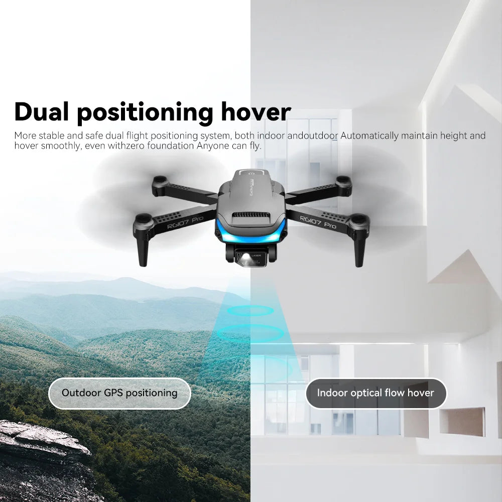 Pro Drone Professional Obstacle Avoidance 4K HD Dual Camera WIFI drone Remote Control Quadcopter RC