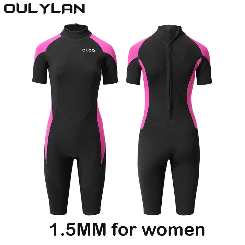 Oulylan 1.5mm Wetsuit For Men Neoprene Wetsuit