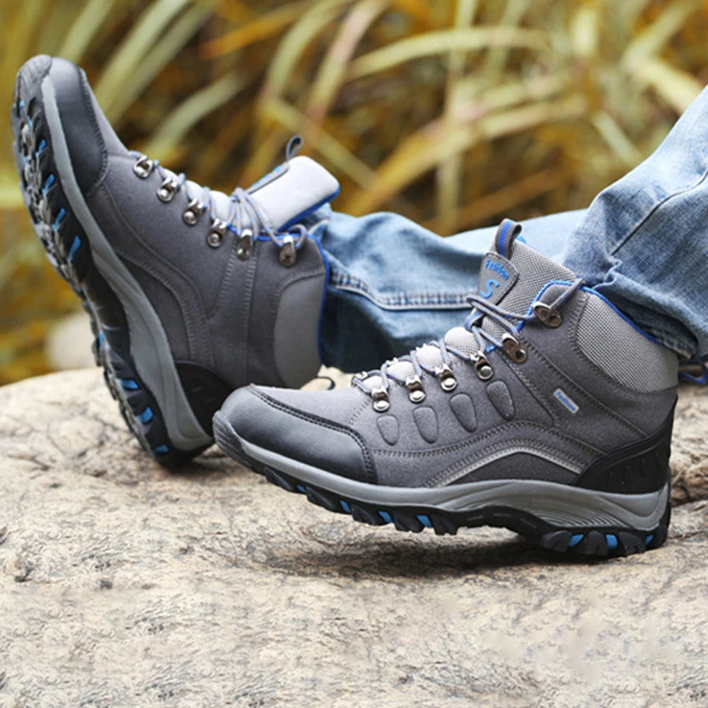 Hiking Shoes Trekking Boots Non Slip Men's Autumn Winter Shoes Lightweight Running Sneakers Breathable for Hiking Climbing