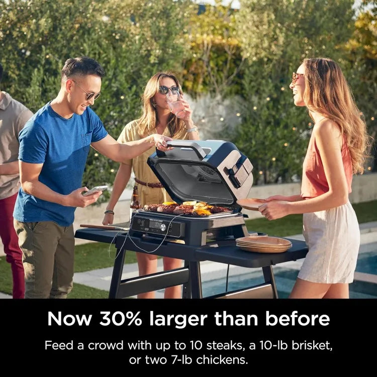 Woodfire Prot Premium XL Outdoor Grill & Smoker, Bluetooth,