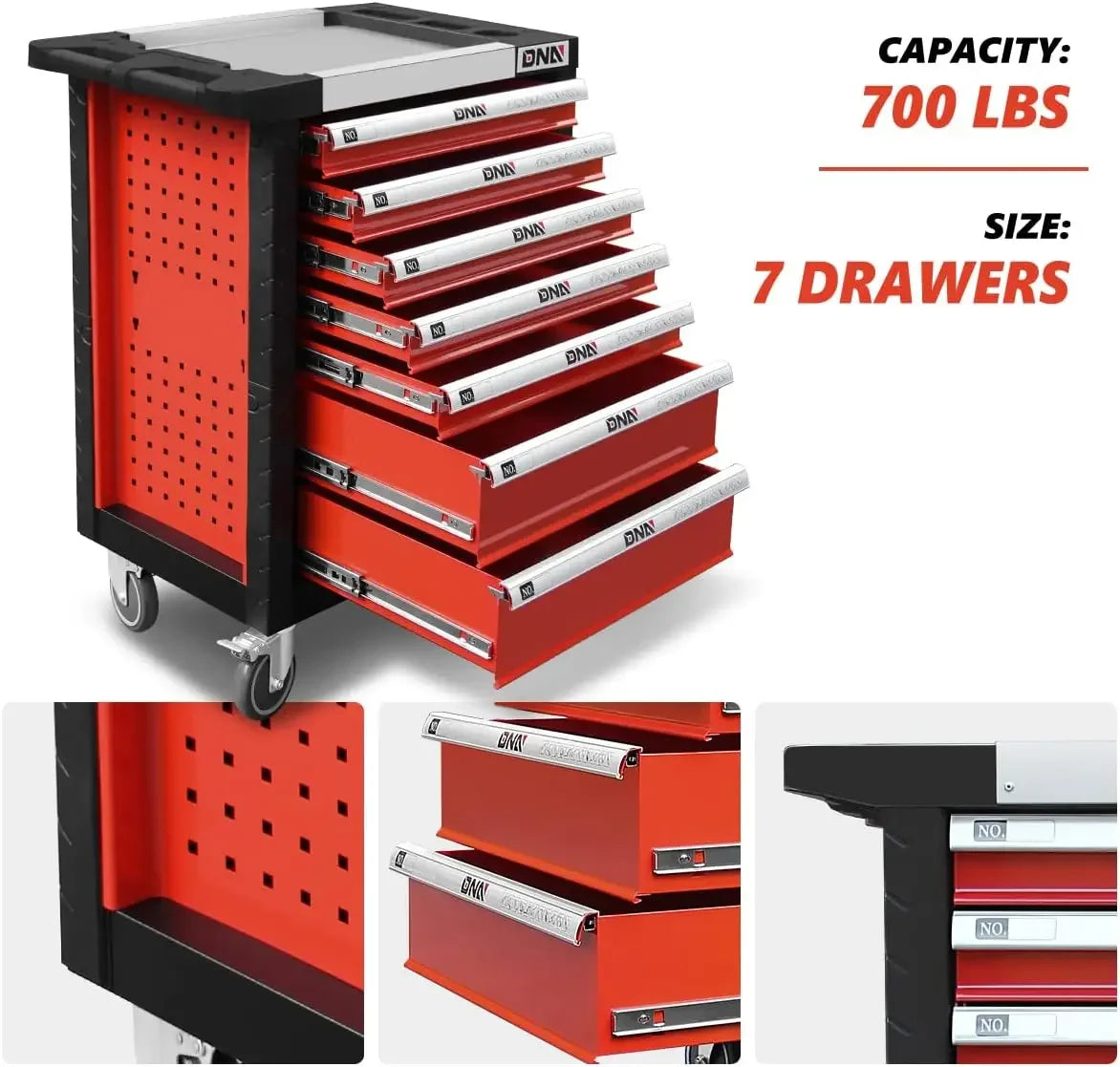 Heavy Duty Lockable Slide lRolling Tool Cart