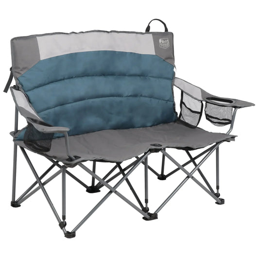 Outdoor Portable Folding Double Chair