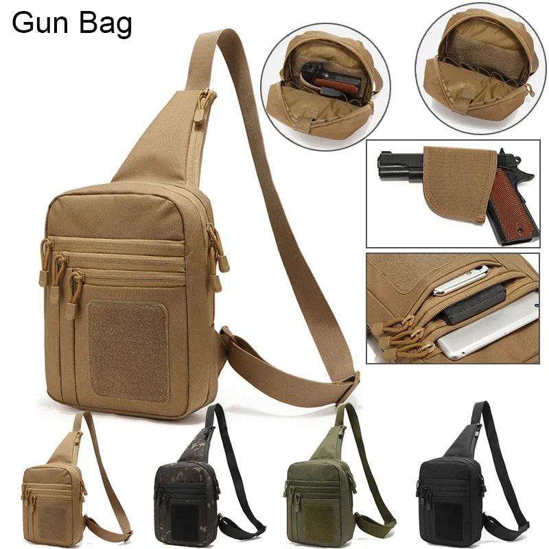 Tactical Gun Bag Shoulder Strap Bag Men