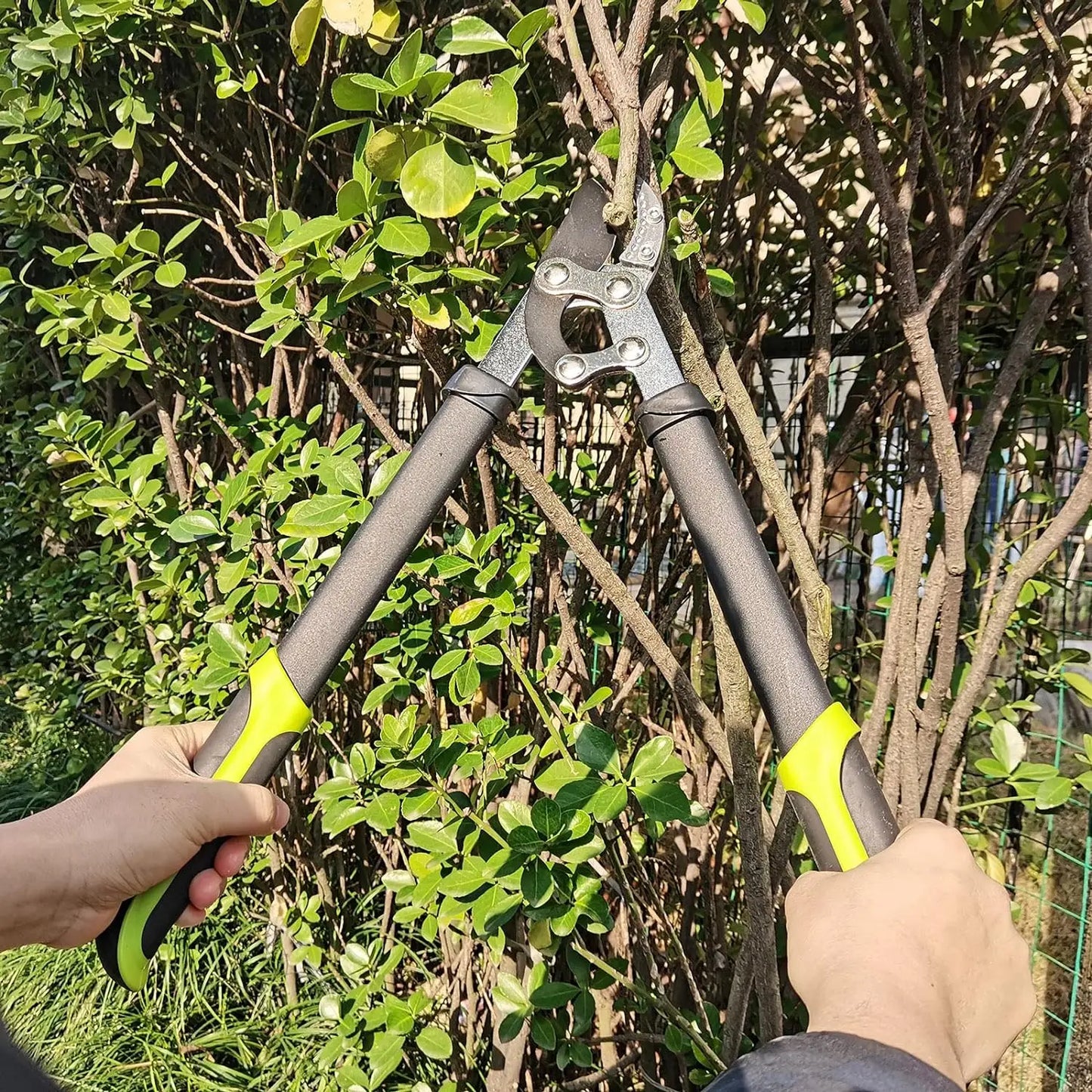 Hedge Clippers & Shears 3PCS Garden Shears Set Branch Cutter with Compound Action Chops Thick Branch Ease