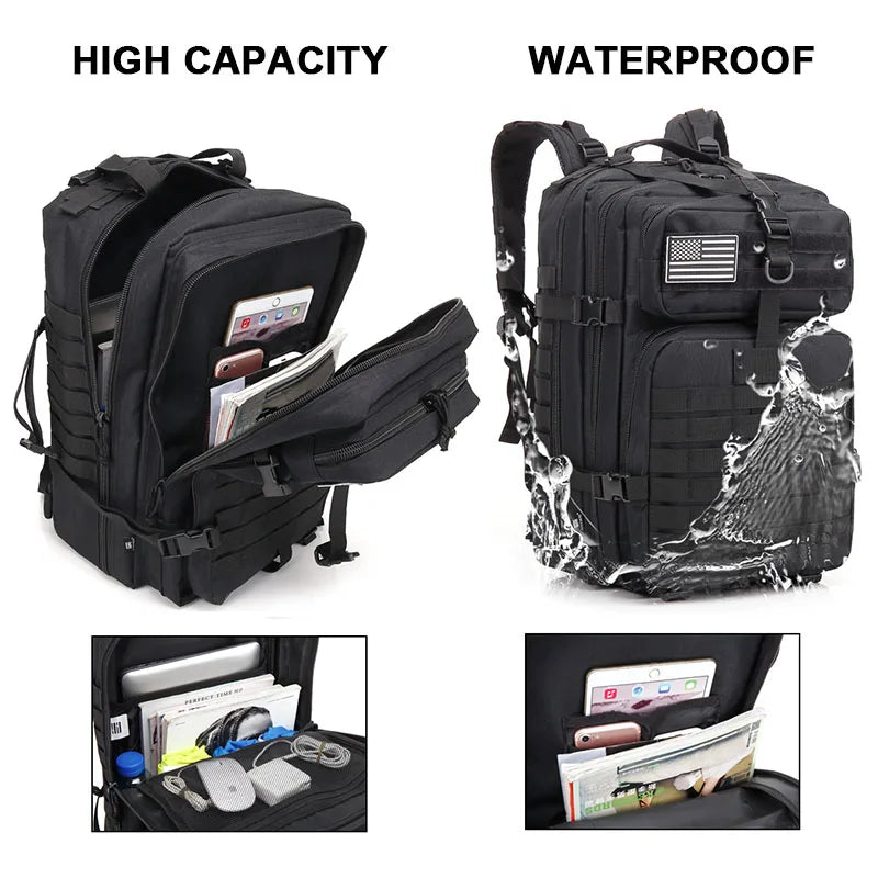 30L/50L Tactical Backpack Men Outdoor