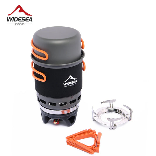 Camping Cooking System with  Outdoor Gas Burner