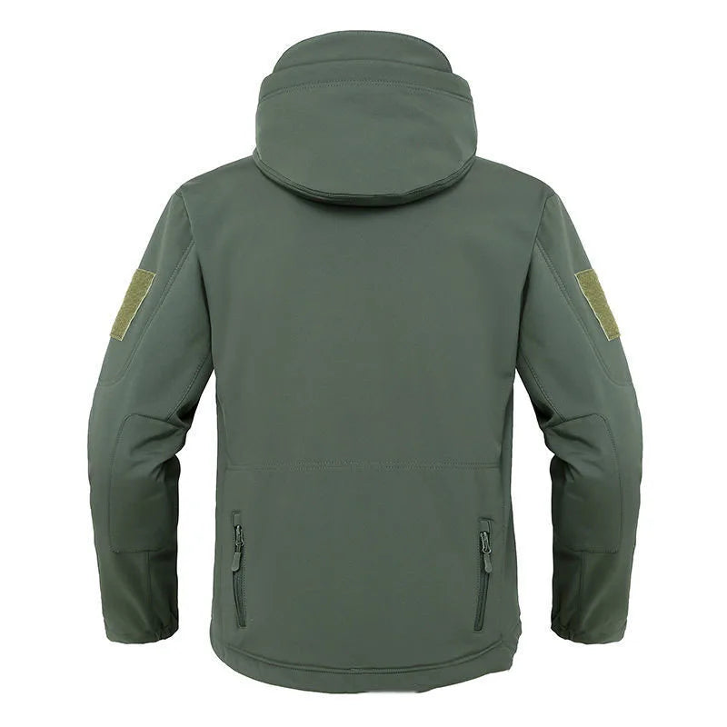 Soft Shell Jacket Men Tactical Waterproof Jacket Men Combat Jackets Men's Hooded Coats