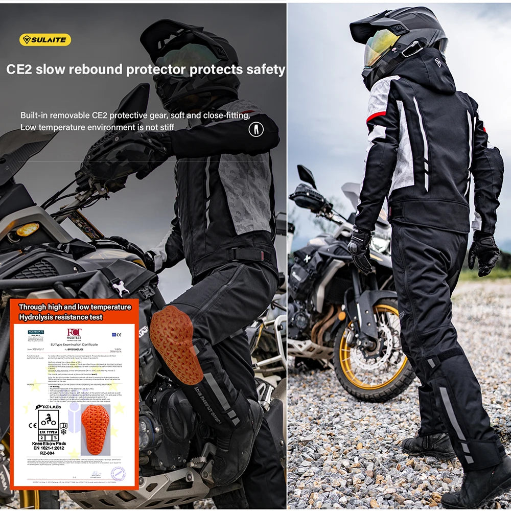 Men's Motorcycle Pants Quick Release