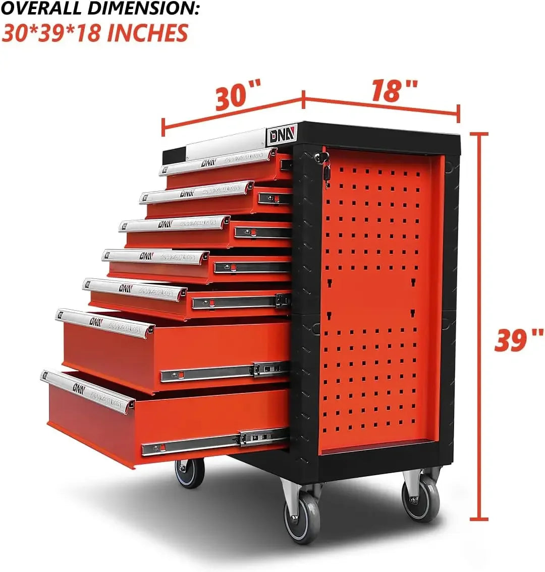 Heavy Duty Lockable Slide lRolling Tool Cart