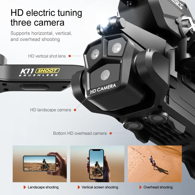 K11 Max Drone  8K Three HD Cameras