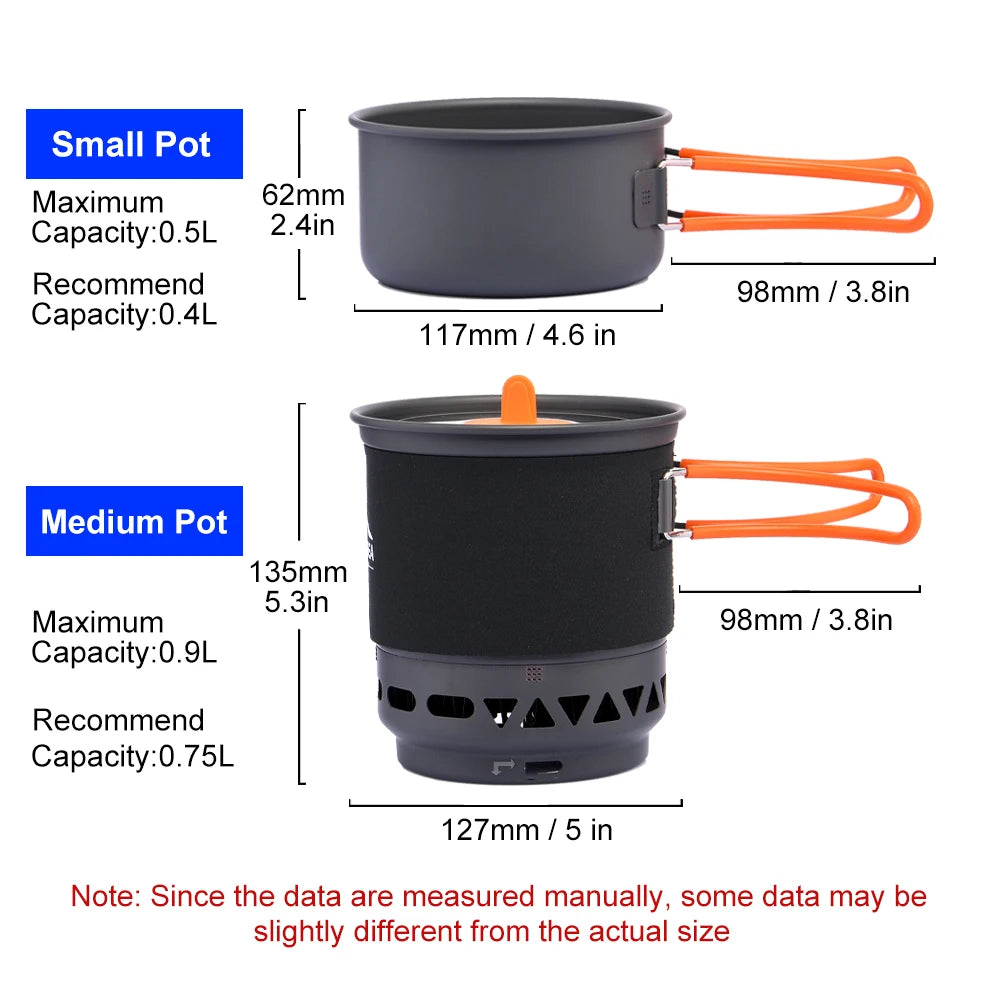 Camping Cooking System with  Outdoor Gas Burner