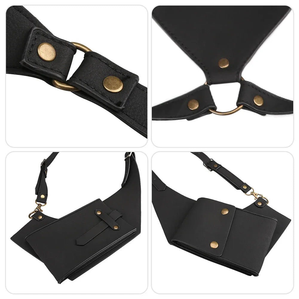 PU Leather Shoulder Holster Bag