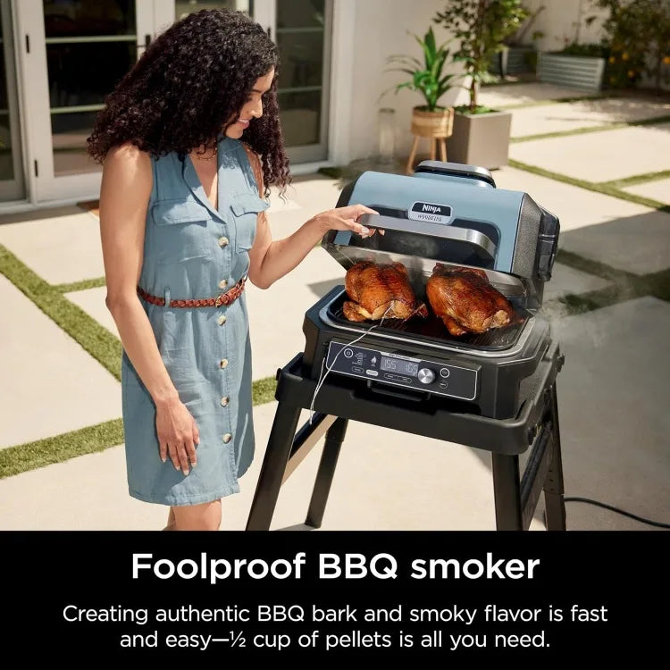 Woodfire Prot Premium XL Outdoor Grill & Smoker, Bluetooth,