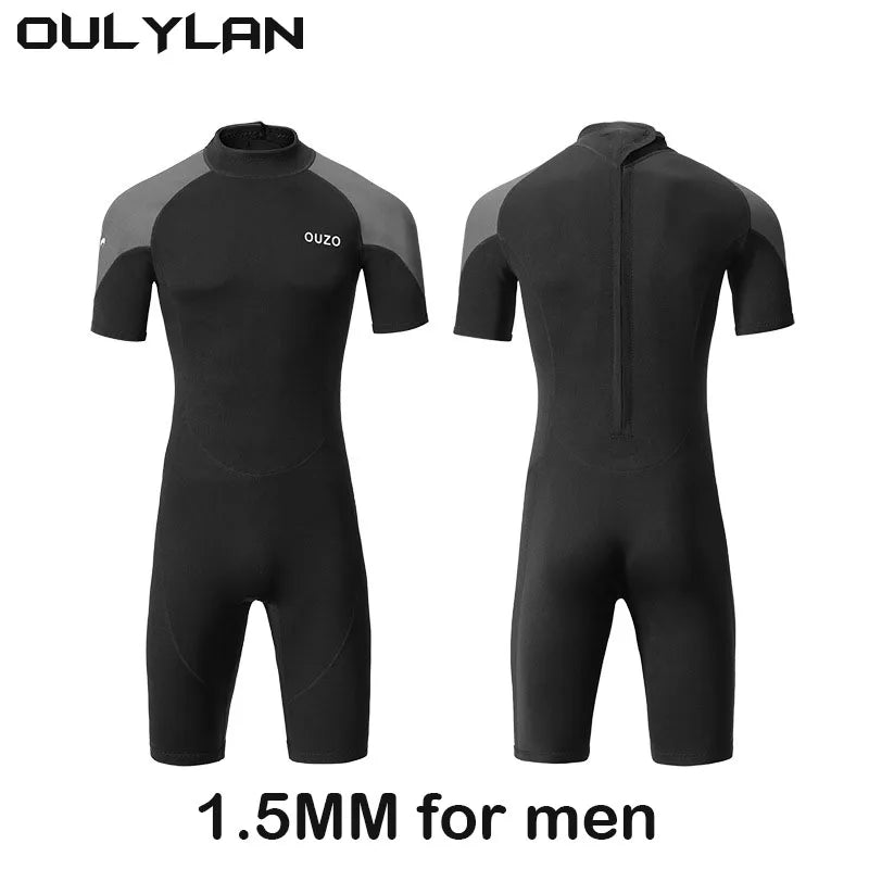 Oulylan 1.5mm Wetsuit For Men Neoprene Wetsuit